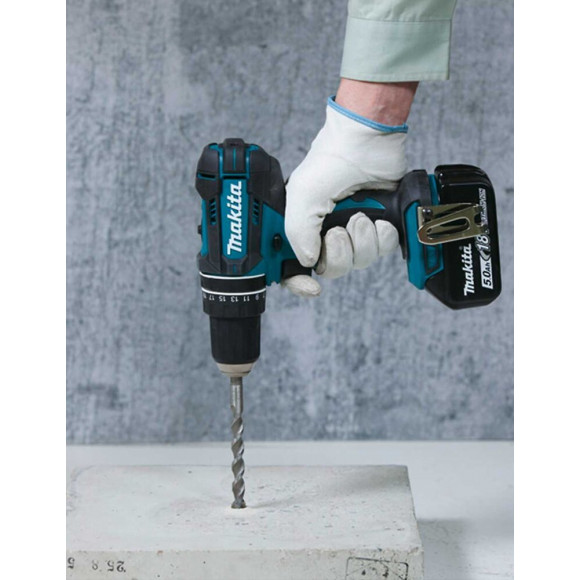 Perceuse À Percussion Makita Dhp482rtj1 (1 X 5,0 Ah Dc18rc Makpac 2)