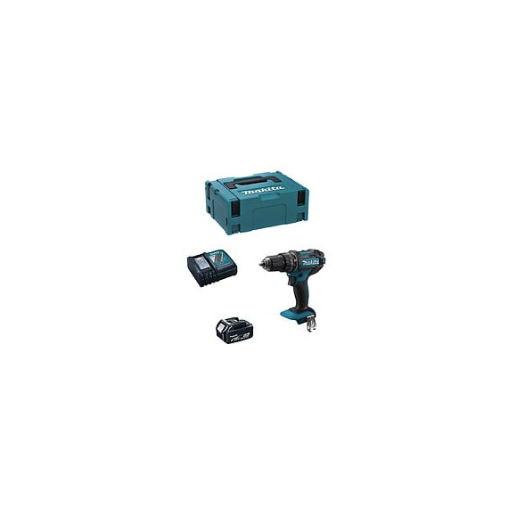Perceuse À Percussion Makita Dhp482rtj1 (1 X 5,0 Ah Dc18rc Makpac 2)