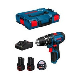 Perceuse À Percussion Bosch Gsb 12v-15 (2 X 2,0 Ah Gal1230cv L-boxx 102)