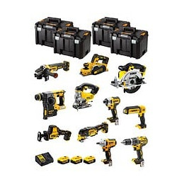 Dewalt Kit Dwk1100t (dcd796+dch273+dcg405+dcf887+dcf894+dcs331+dcs391+ Dcs355+dcp580+dcs369+dcl050+ 3x5,0ah Dcb115+4xtstak Vi)