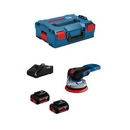 Ponceuse Excentrique Bosch Gex 18v-125 (2 X 5,0 Ah Gal18v-40 L-boxx 136)