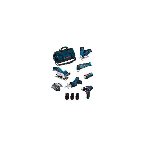 Bosch Kit Bmkb6-28cd3 (gsr 12v-15 Gks 12v-26 Gst 12v-70 Gop 12v-28 Gsa 12v-14 Gli 12v-80 3x2,0 Ahgal1230cvhdbag)