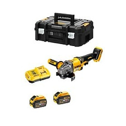 Meuleuse Dewalt Dcg414y2 Flexvolt (2 X 54v/18v 12,0 Ah Dcb118 Tstak Ii)