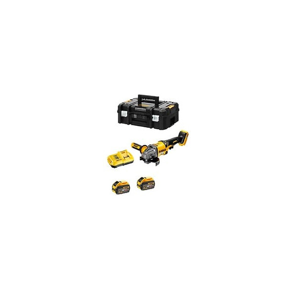 Meuleuse Dewalt Dcg414y2 Flexvolt (2 X 54v/18v 12,0 Ah Dcb118 Tstak Ii)