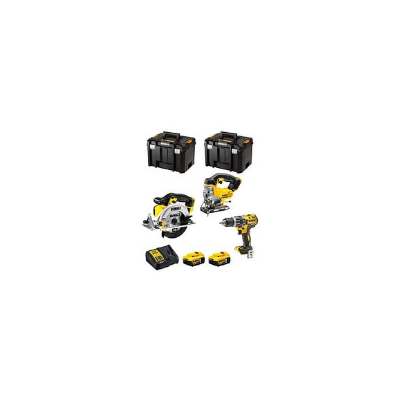 Dewalt Kit Dwk300 (dcd796 Dcs331 Dcs391 2 X 5,0 Ah Dcb115 2 X Tstak Vi)