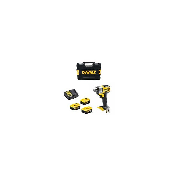 Clé À Chocs Dewalt Dcf880p3t (3 X 5,0 Ah Dcb115 Tstak Ii)