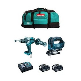 Makita Kit Mk207 (dhp481 Djv182 2 X 5,0 Ah Dc18rc Lxt600)
