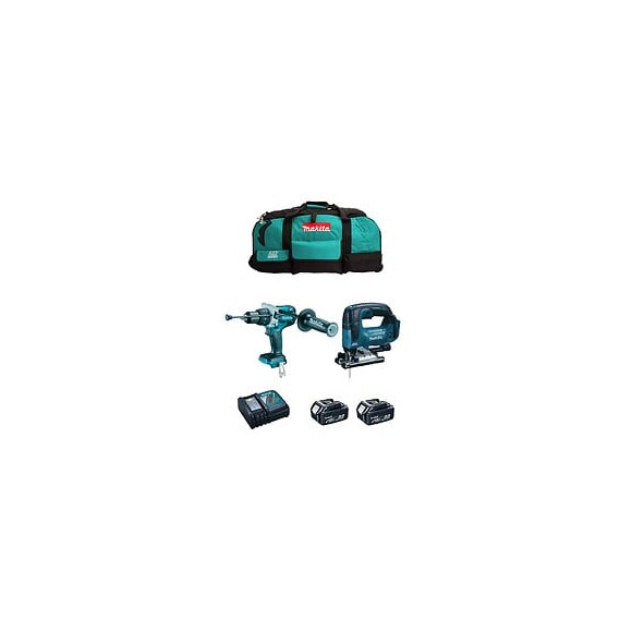 Makita Kit Mk207 (dhp481 Djv182 2 X 5,0 Ah Dc18rc Lxt600)