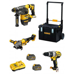 Dewalt Kit Fvk381tst2hd-qw 54v/18v (dch333 Dcd996 Dcg414 2 X 6,0 Ah Dcb118 Ds450 Dwst1-75668)