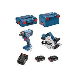 Bosch Kit 18v Bsk182d2a (gdr 18v-160 Gks 18-57 G 2 X 2,0 Ah Al1820 L-boxx 136 L-boxx 238)