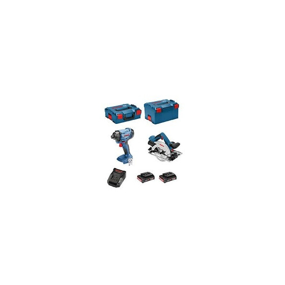 Bosch Kit 18v Bsk182d2a (gdr 18v-160 Gks 18-57 G 2 X 2,0 Ah Al1820 L-boxx 136 L-boxx 238)