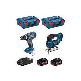 Bosch Kit 18v Bsk182m2f (gsr 18v-28 Gst 18v-li B 2 X 4,0 Ah Gal18v-40 2 L-boxx 136)