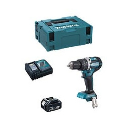 Perceuse À Percussion Makita Dhp484rtj1 (1 X 5,0 Ah Dc18rc Makpac 2)
