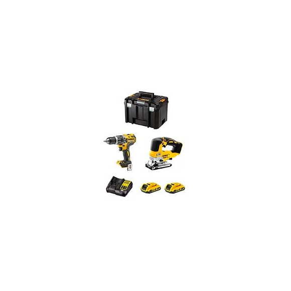 Dewalt Kit Dwk202 (dcd796 Dcs334 2 X 2,0 Ah Dcb107 Tstak Vi)