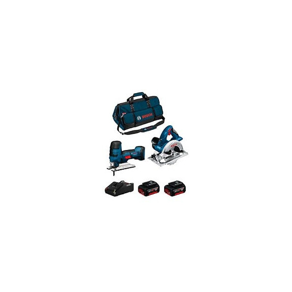 Bosch Kit 18v Bk205bag (gks 18 V-li Gst 18 V-li S 2 X 5,0 Ah Gal18v-40 Sac)