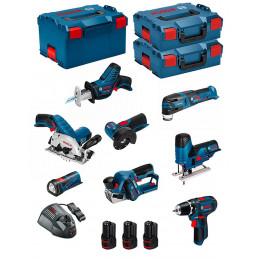 Bosch Kit 12v Bmk8-28fd3 (gsr 12v-15 Gks 12v-26 Gws 12v-76 Gst 12v-70 Gop 12v-28 Gsa 12v-14 Gli 12v-80 Gho 12v-20)