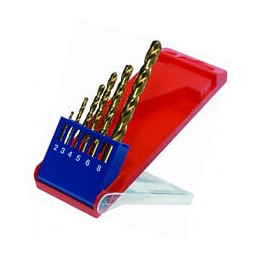 Jeu De Forets Hélicoïdaux Titane Hss, 6  Pcs. Kwb