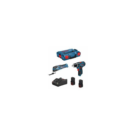 Bosch Kit 12v B12gsrgop2bat3a-40 (gsr 12v-15 Gop 12v-28 2 X 3,0 Ah Gal12v-40 L-boxx 102)