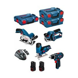 Bosch Kit 12v Bmk4-28ad2 (gks 12v-26 Gst 12v-70 Gho 12v-20 Gsr 12v-15 2 X 2,0 Ah Gal1230cv )