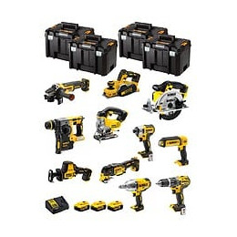 Dewalt Kit Dwk1102t (dcd796+dch273+dcg405+dcf887+dcf899h+dcs331+dcs391+ Dcs355+dcp580+dcs369+dcl050+ 3x5,0ahdcb115+4xtstak Vi)