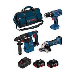 Bosch Kit Psb3m3c (gbh 18 V-26f Gsb 18v-21 Gws 18-125 V-li 2 X 4,0ah Gal1880cv Hdbag)