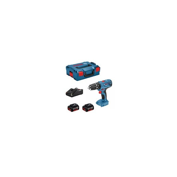 Perceuse À Percussion Bosch Gsb 18v-21 (2 X 5,0 Ah Gal18v-40 L-boxx 136)