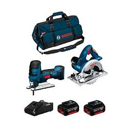 Bosch Kit 18v Bk204bag (gks 18 V-li Gst 18 V-li S 2 X 4,0 Ah Gal18v-40 Sac)