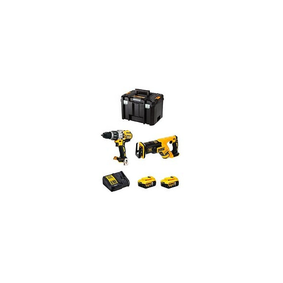 Dewalt Kit Dwk218 (dcd996 Dcs367 2 X 5,0 Ah Dcb115 Tstak Vi)