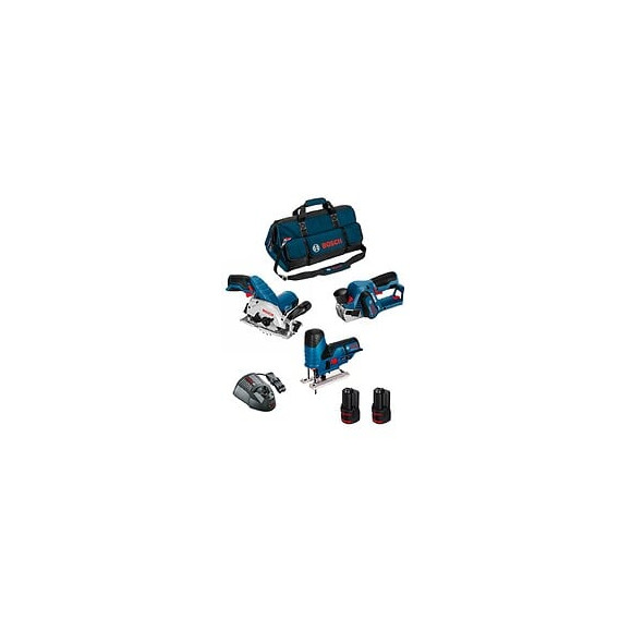 Bosch Kit 12v Bmkb3-28ad2 (gks 12v-26 Gst 12v-70  Gho 12v-20 2 X 2,0 Ah Gal1230cv Hdbag)