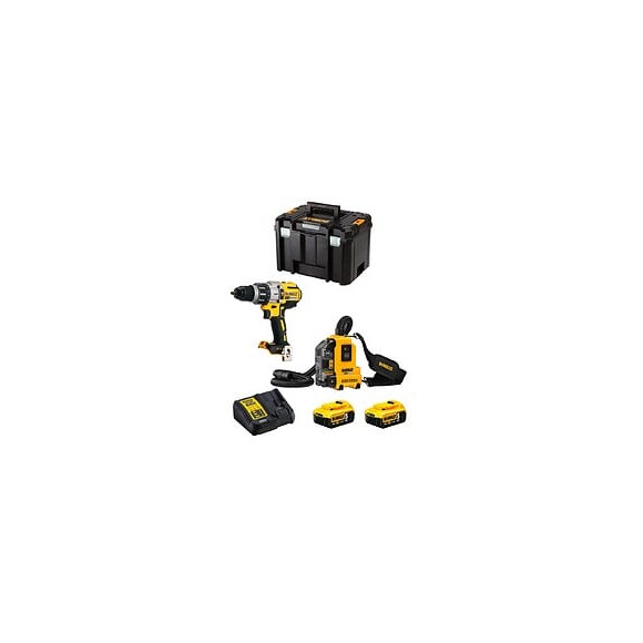 Dewalt Kit Dwk225 (dcd996 Dwh161 2 X 5,0 Ah Dcb115 Tstak Vi)