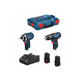 Bosch Kit 12v B12gsbgdr2bat3a-40 (gsb 12v-15 Gdr 12v-105 2 X 3,0 Ah Gal12v-40 L-boxx 102)
