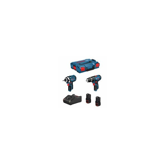 Bosch Kit 12v B12gsbgdr2bat3a-40 (gsb 12v-15 Gdr 12v-105 2 X 3,0 Ah Gal12v-40 L-boxx 102)