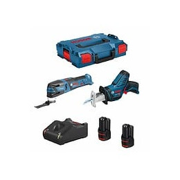 Bosch Kit 12v B12gsagop2bat3a-40 (gsa 12v-14 Gop 12v-28 2 X 3,0 Ah Gal12v-40 L-boxx 102)