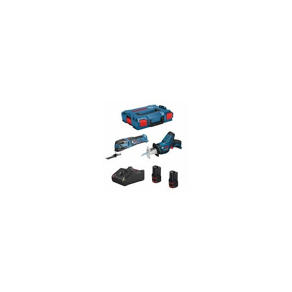 Bosch Kit 12v B12gsagop2bat3a-40 (gsa 12v-14 Gop 12v-28 2 X 3,0 Ah Gal12v-40 L-boxx 102)