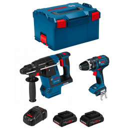 Bosch Kit Gbh 18v-26f Gsb 18 V-li (2 X 4,0 Ah Procore Gal1880cv L-boxx 238)