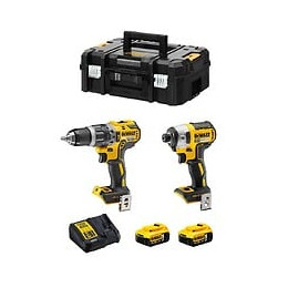 Dewalt Kit Dck266p2t (dcd796 Dcf887 2 X 5,0 Ah Dcb115 Tstak Ii)