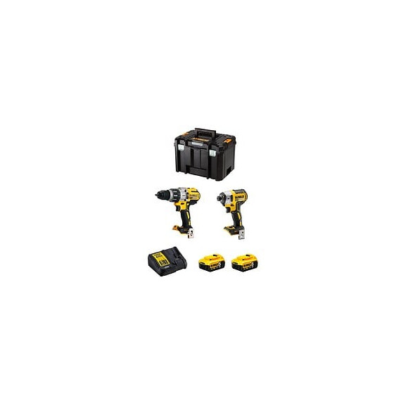 Dewalt Kit Dwk224 (dcd996 Dcf887 2 X 5,0 Ah Dcb115 Tstak Vi)