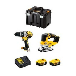 Dewalt Kit Dwk215 (dcd996 Dcs334 2 X 5,0 Ah Dcb115 Tstak Vi)