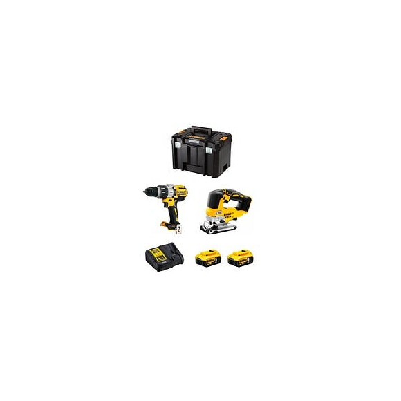 Dewalt Kit Dwk215 (dcd996 Dcs334 2 X 5,0 Ah Dcb115 Tstak Vi)
