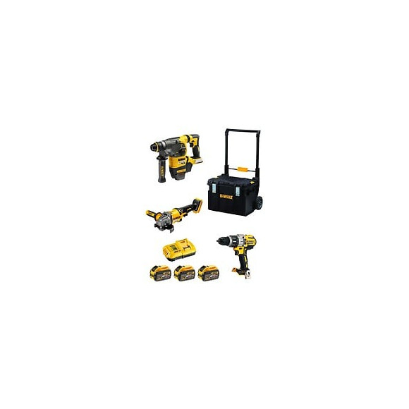 Dewalt Kit Fvk381tsx3hd-qw 54v/18v (dch333 Dcd996 Dcg414 3 X 9,0 Ah Dcb118 Ds450 Dwst1-75668)
