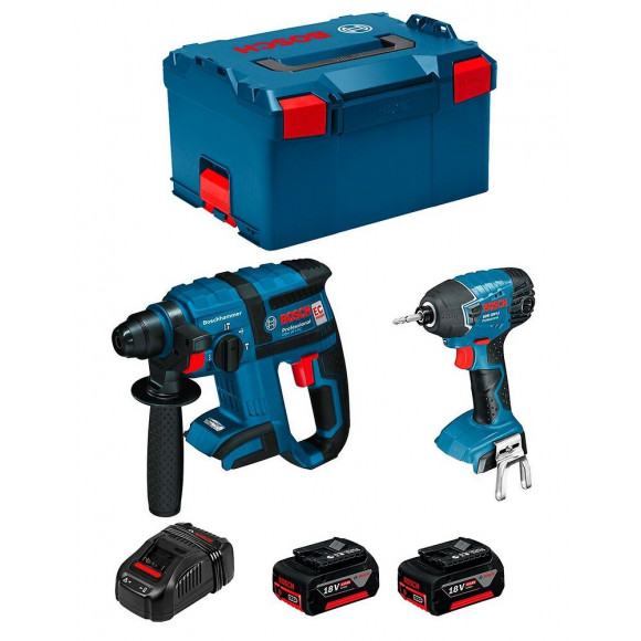 Bosch Kit Gbh 18v-ec Gdr 18v-li (2 X 4,0ah Gal1880cv L-boxx 238)