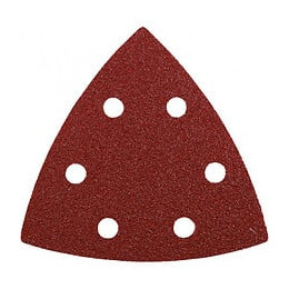 5 Patins Abrasifs Triangulaires Bois & Métal 93 M Gr 40  Quick-stick Kwb