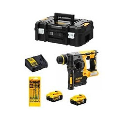 Perforateur-burineur Dewalt Dch273p2t (2 X 5,0 Ah Dcb115 Tstak Ii) Set De 4 Forets Sds-plus Extreme2
