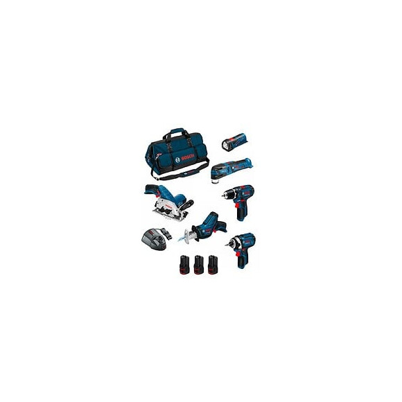 Bosch Kit Bmkb6-28ad3 (gsr 12v-15 Gdr 12v-105 Gks 12v-26 Gop 12v-28 Gsa 12v-14 Gli 12v-80 3x2,0ahgal1230cvhdbag)