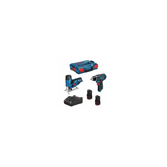 Bosch Kit 12v B12gstgsr2bat3a-40 (gsr 12v-15 Gst 12v-70 2 X 3,0 Ah Gal12v-40 L-boxx 102)