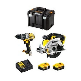 Dewalt Kit Dwk214 (dcd996 Dcs391 2 X 5,0 Ah Dcb115 Tstak Vi)