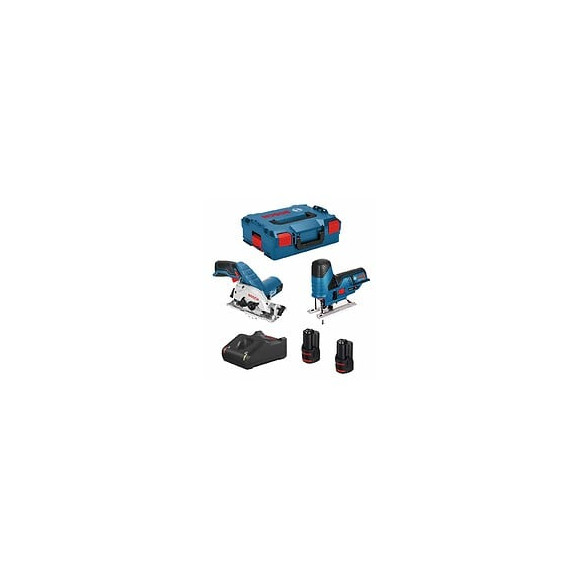 Bosch Kit 12v B12gksgst2bat3a-40 (gks 12v-26 Gst 12v-70 2 X 3,0 Ah Gal12v-40 L-boxx 136)