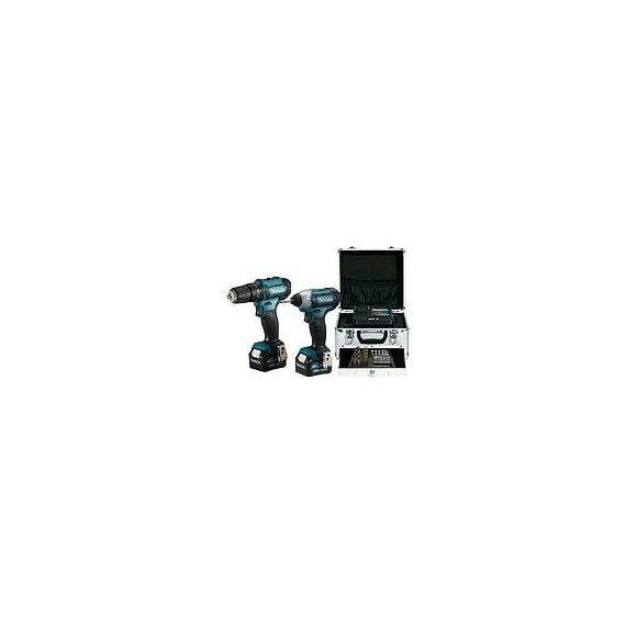 Makita Kit Clx228smx1 (hp333d Td110d 2 X 4,0 Ah Dc10sb Coffret Accessoires)