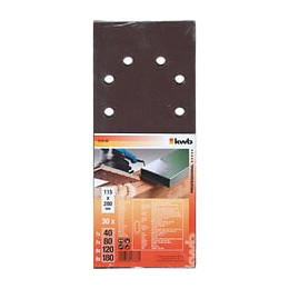 Patins Abrasifs, Bois & Métal, Corindon, 115 X 280 Mm, Perforés Emballage Économique Kwb