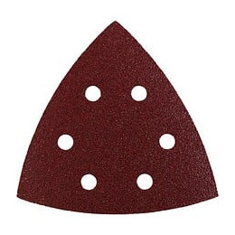 Patins Abrasifs Triangulaires Quick-stick, Bois & Métal, Corindon Affiné, 105 Mm Kwb